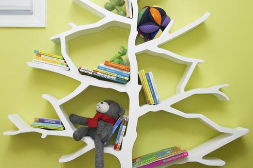 Bookshelf designs inspired by trees