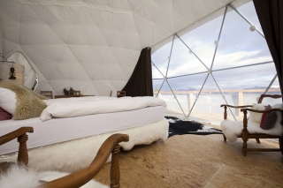 Whitepod eco-luxury hotels in the Swiss Alps